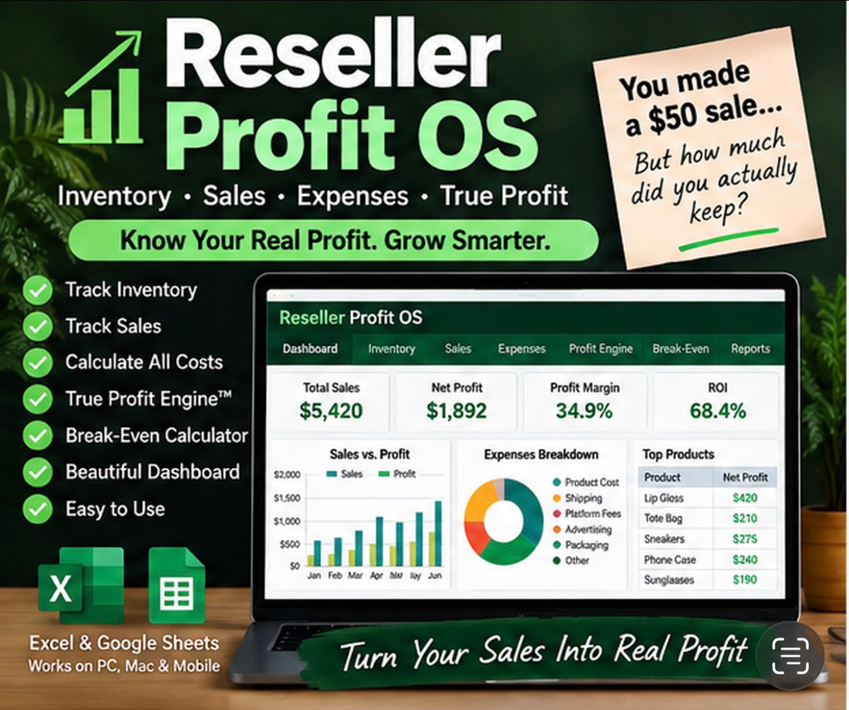 Reseller Profit OS – Smart Profit, Pricing & Inventory System