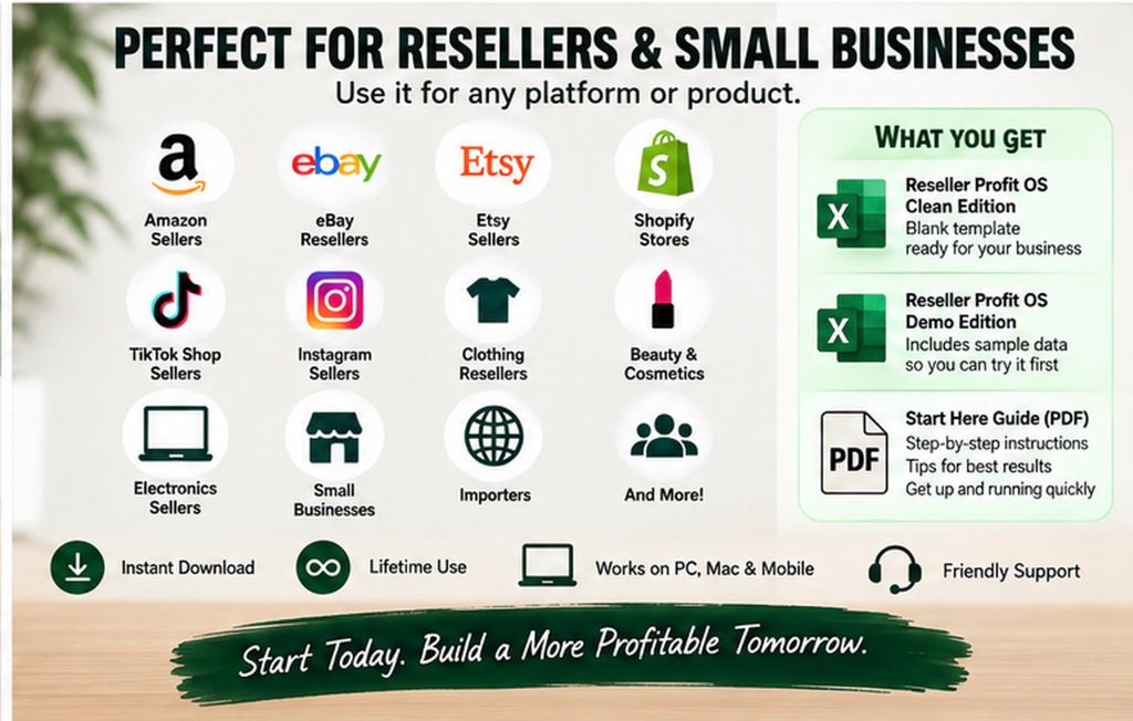 Reseller Profit OS – Smart Profit, Pricing & Inventory System